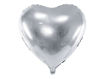 Picture of FOIL BALLOON HEART SILVER 18 INCH